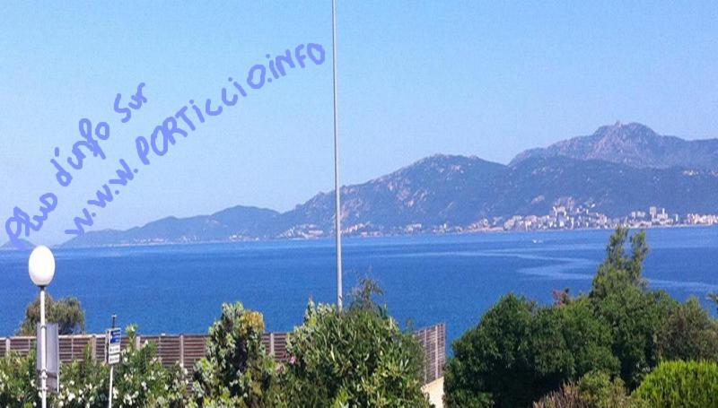 Vue Mer Panoramique Plage 50M Porticcio Corse Экстерьер фото