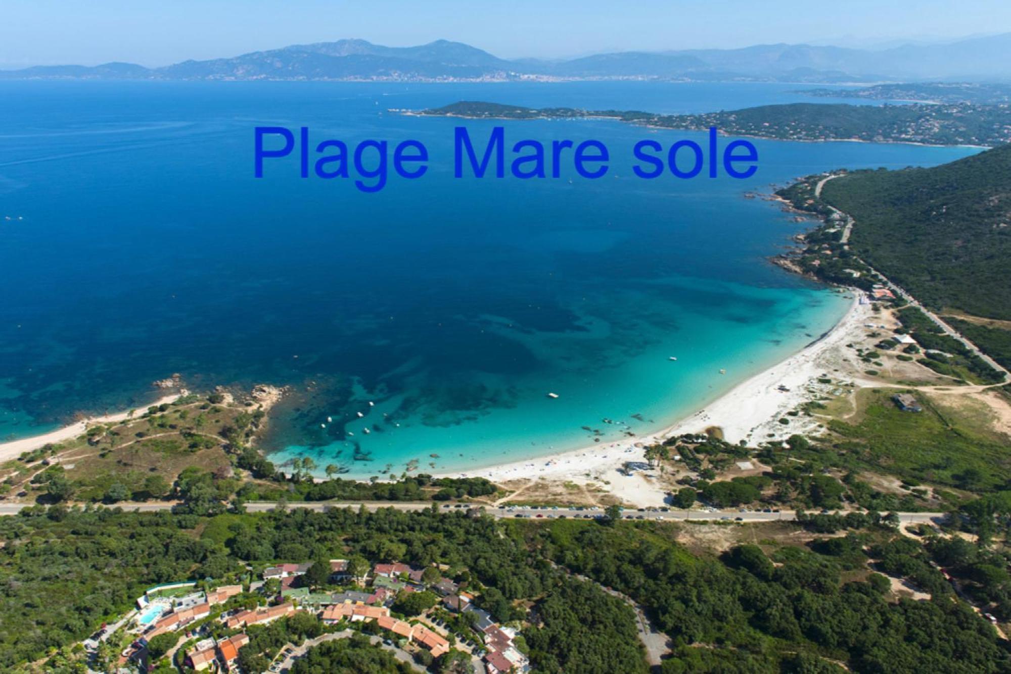 Vue Mer Panoramique Plage 50M Porticcio Corse Экстерьер фото
